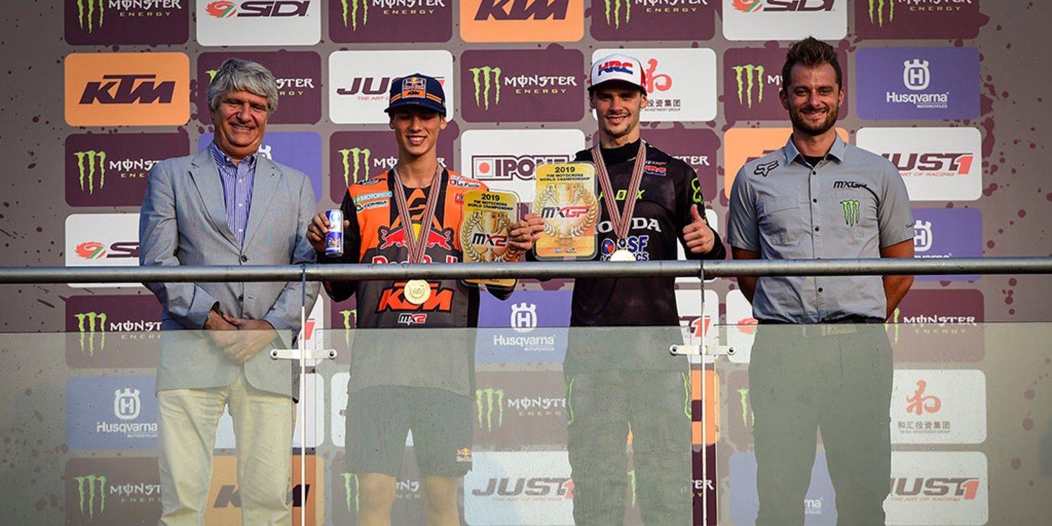 Jorge Prado, bicampeón del mundo de MX2